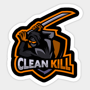 Team logo orange Sticker